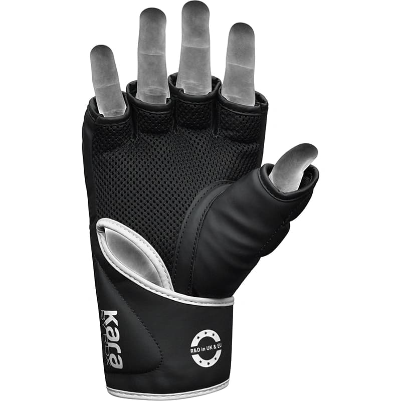 White Grappling Gloves 1