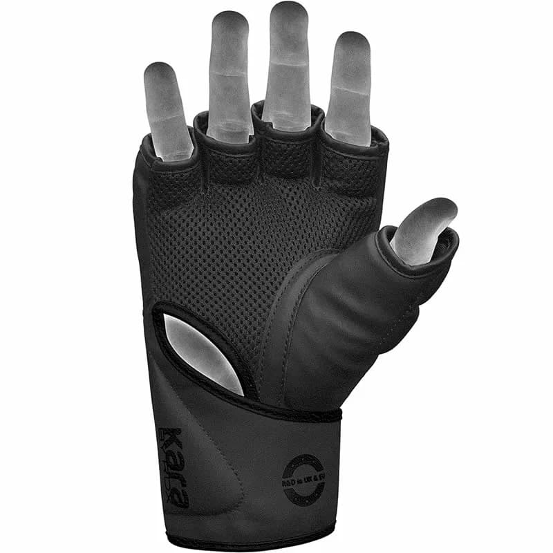 Black Grappling Gloves 1