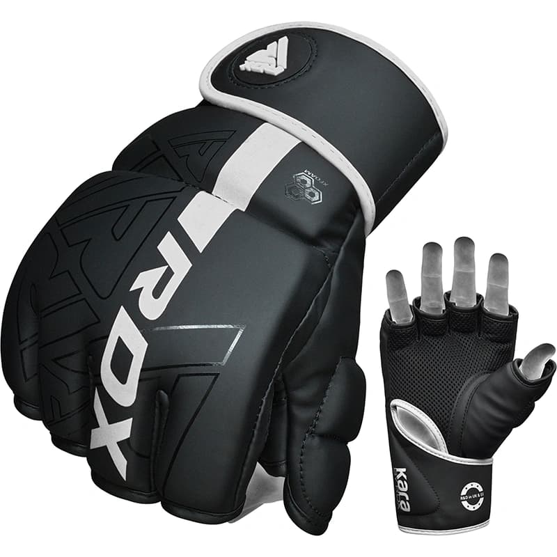 White Grappling Gloves 3