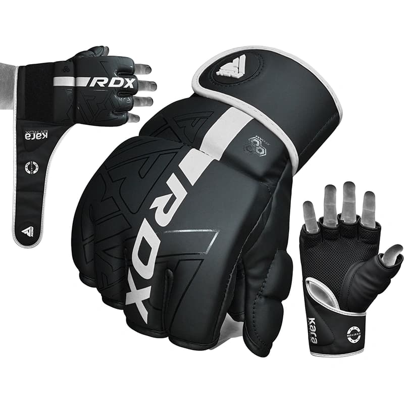White Grappling Gloves 2