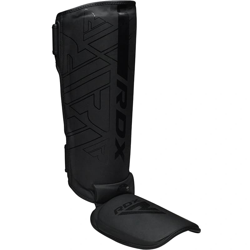 Black protective shin guard 2