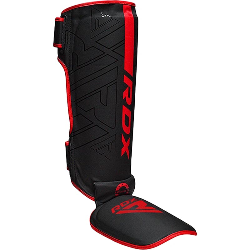 Red kara protective shin guard 2