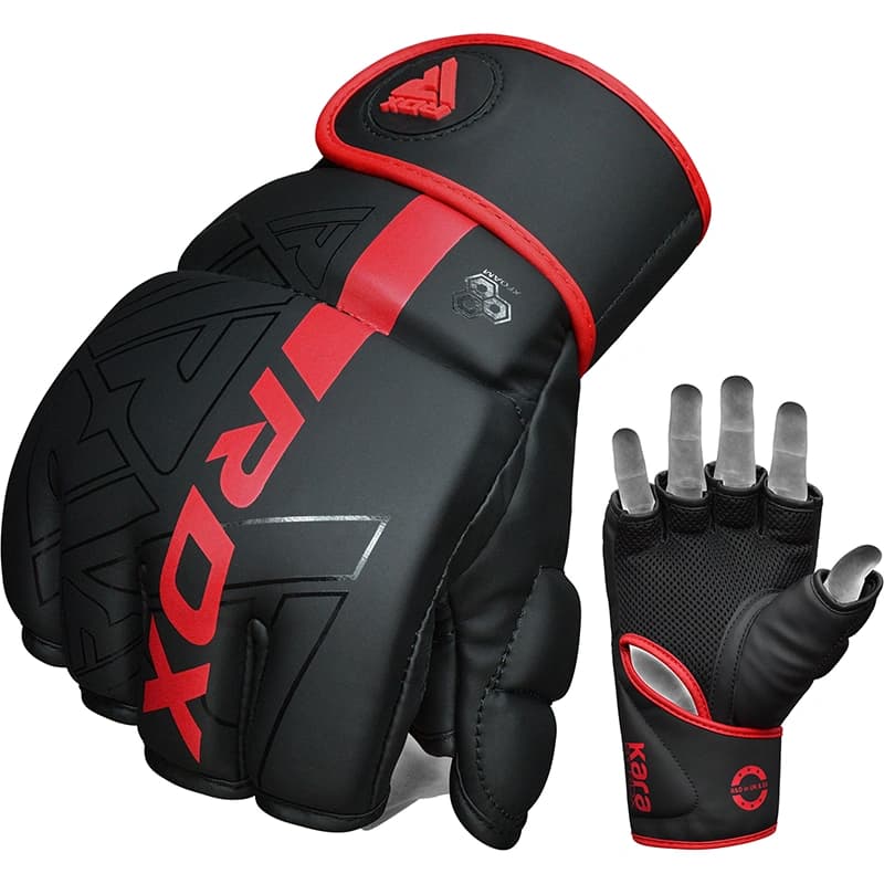 Red Grappling Gloves 3