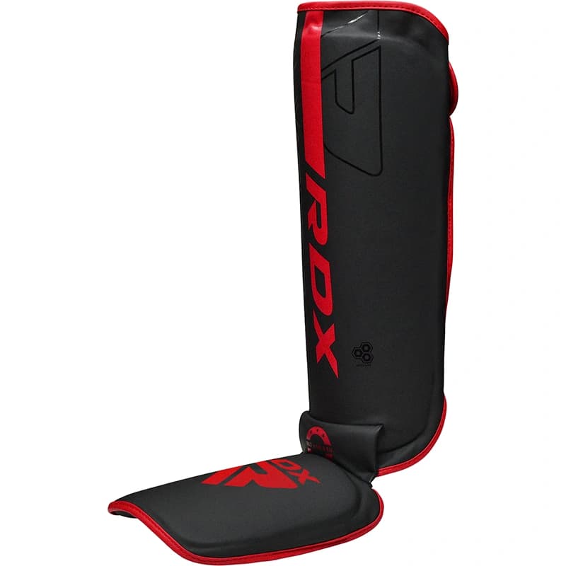 Red kara protective shin guard 3